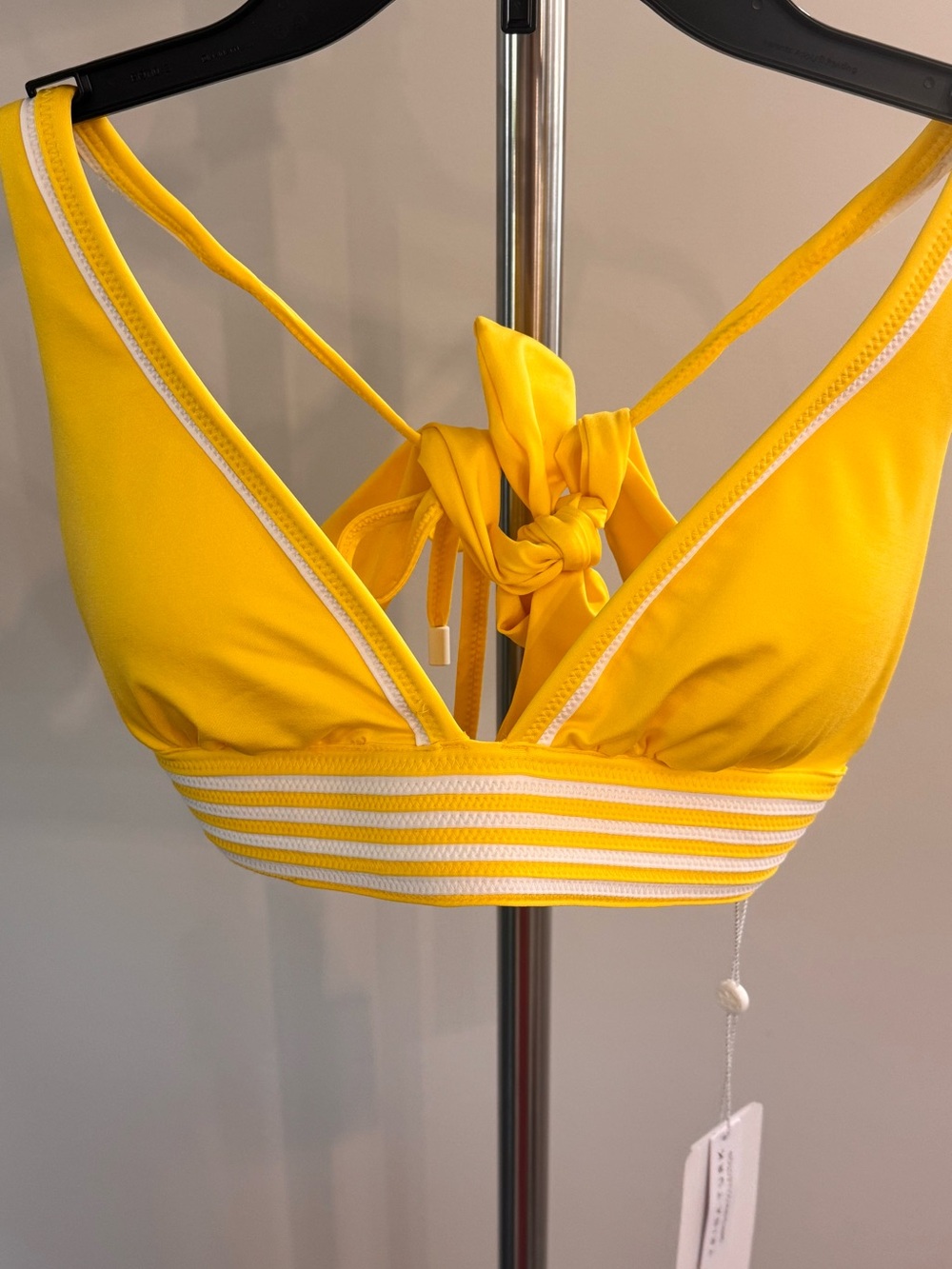 Trina Turk Yellow Swimwear Top